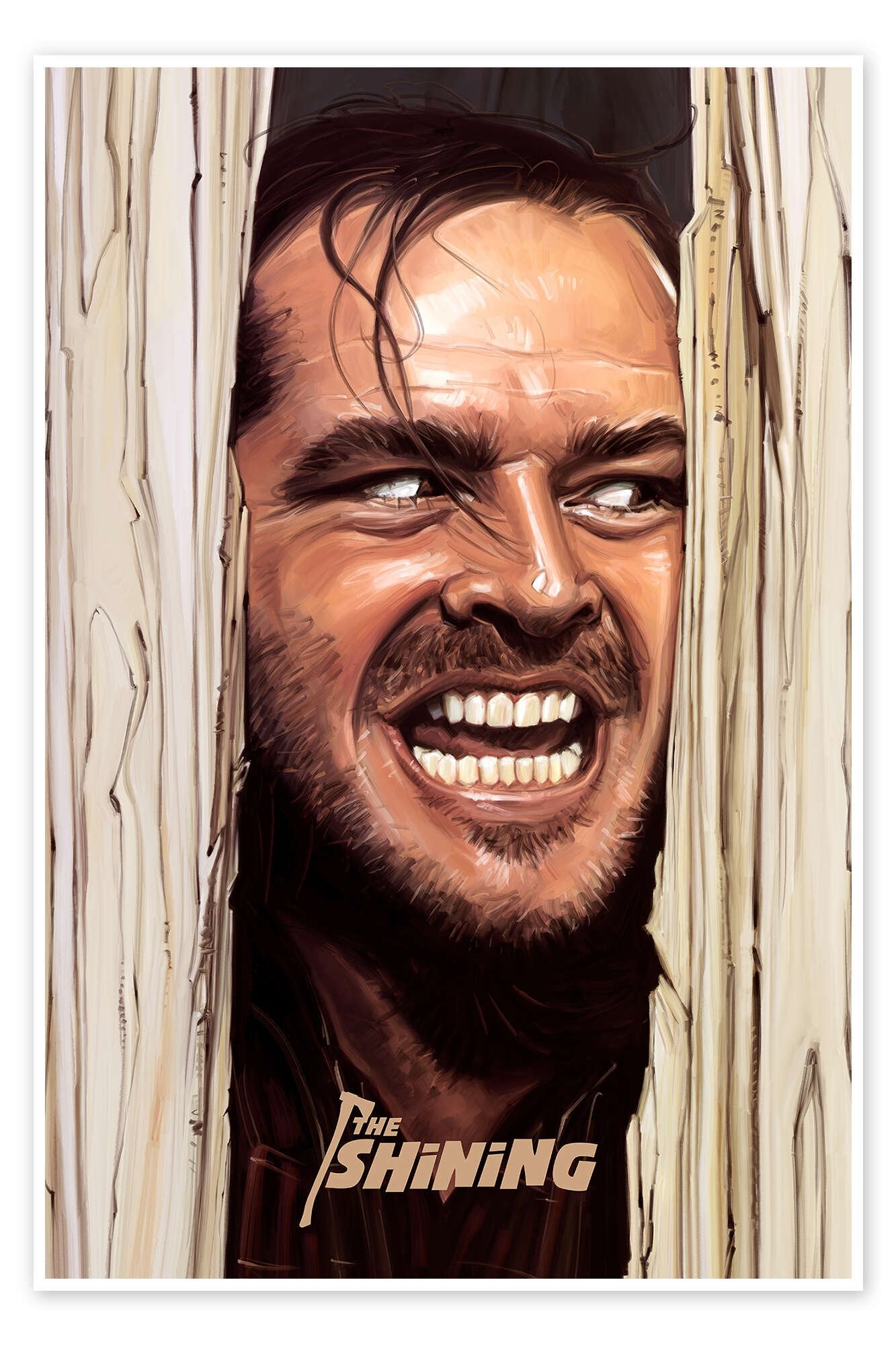 Here's Johnny!: An Iconic Shining Pop Art Horror Movie Wall Art
