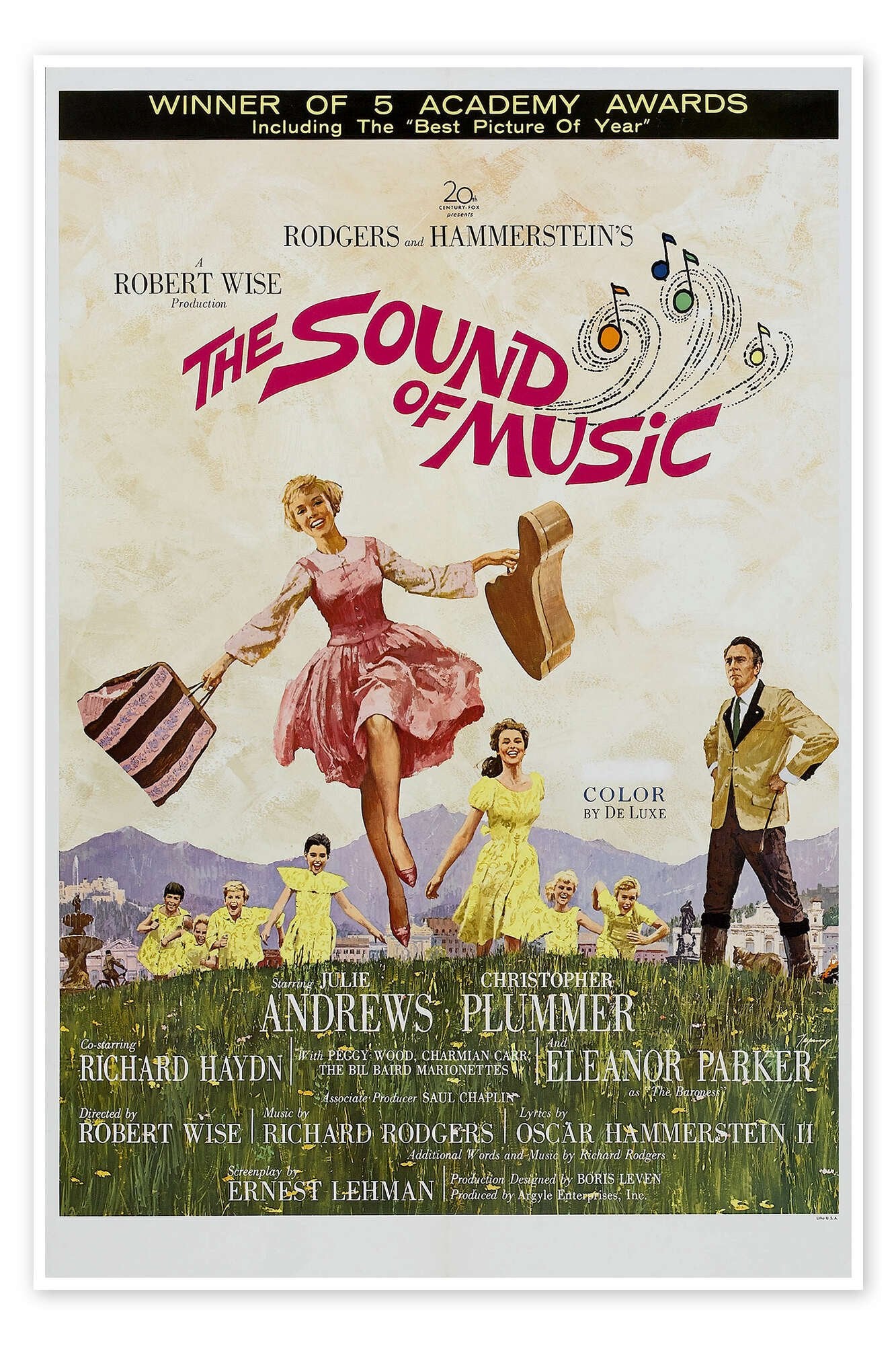 The Sound of Music: An Iconic Vintage Best Picture Movie Poster