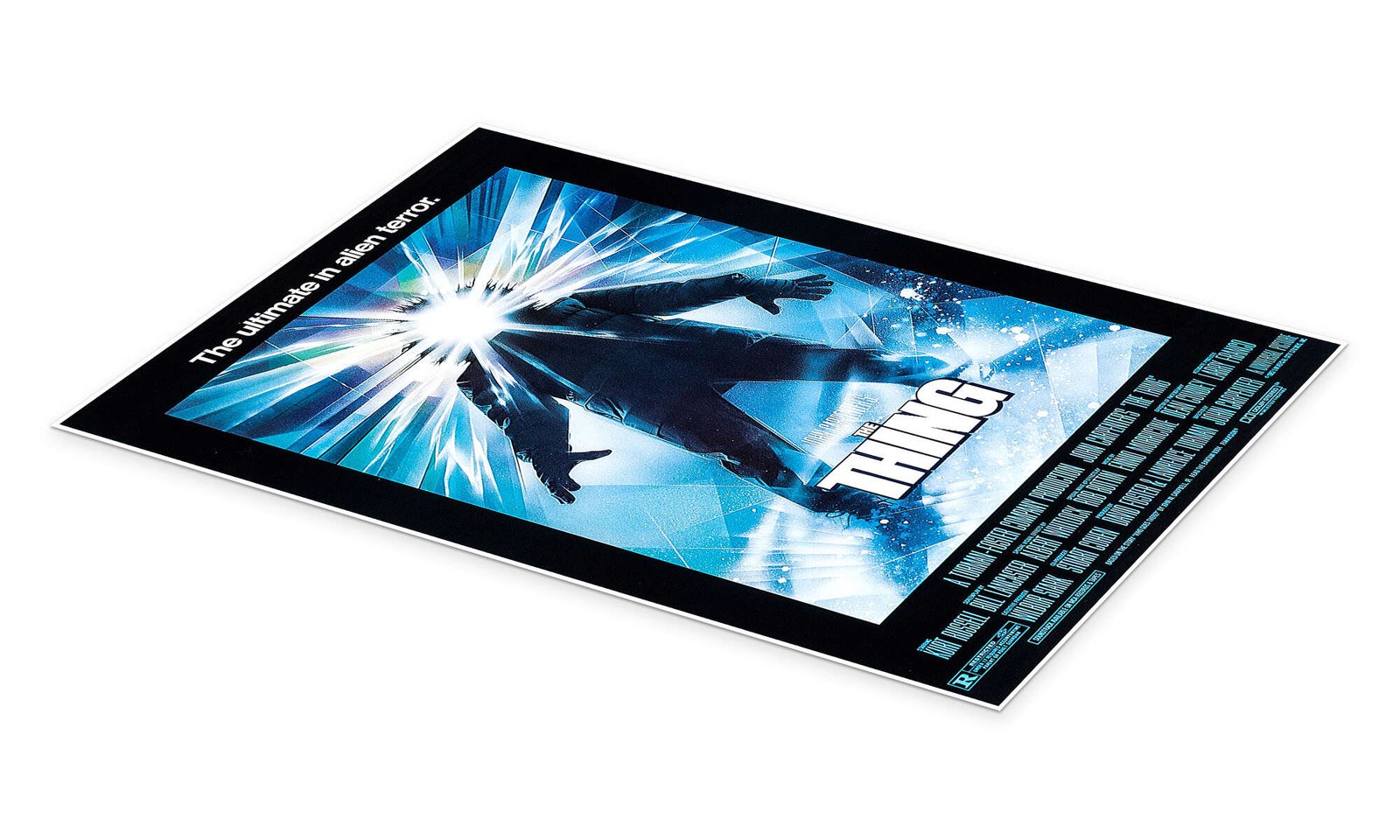 The Thing: An Iconic Vintage 80s Horror Movie Poster Wall Art