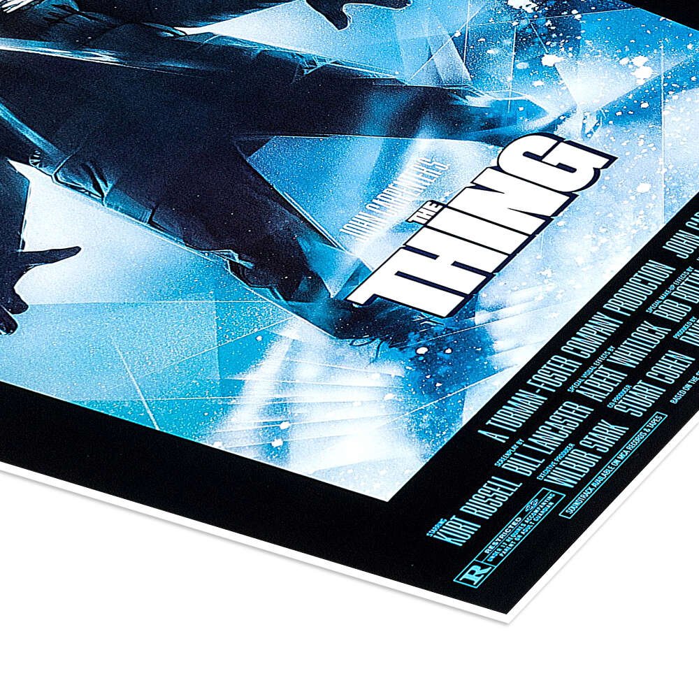 The Thing: An Iconic Vintage 80s Horror Movie Poster Wall Art