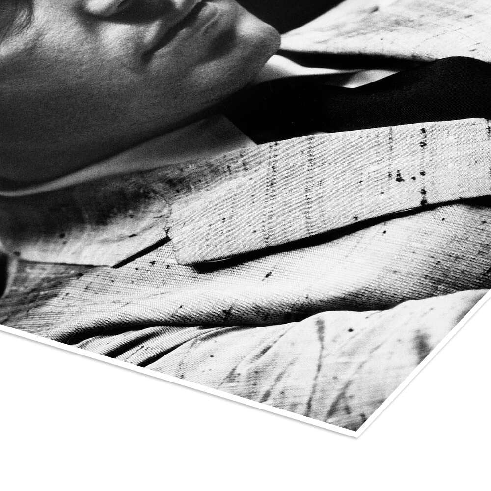 The Don's Gaze: An Iconic Vintage Godfather Movie Wall Art Print