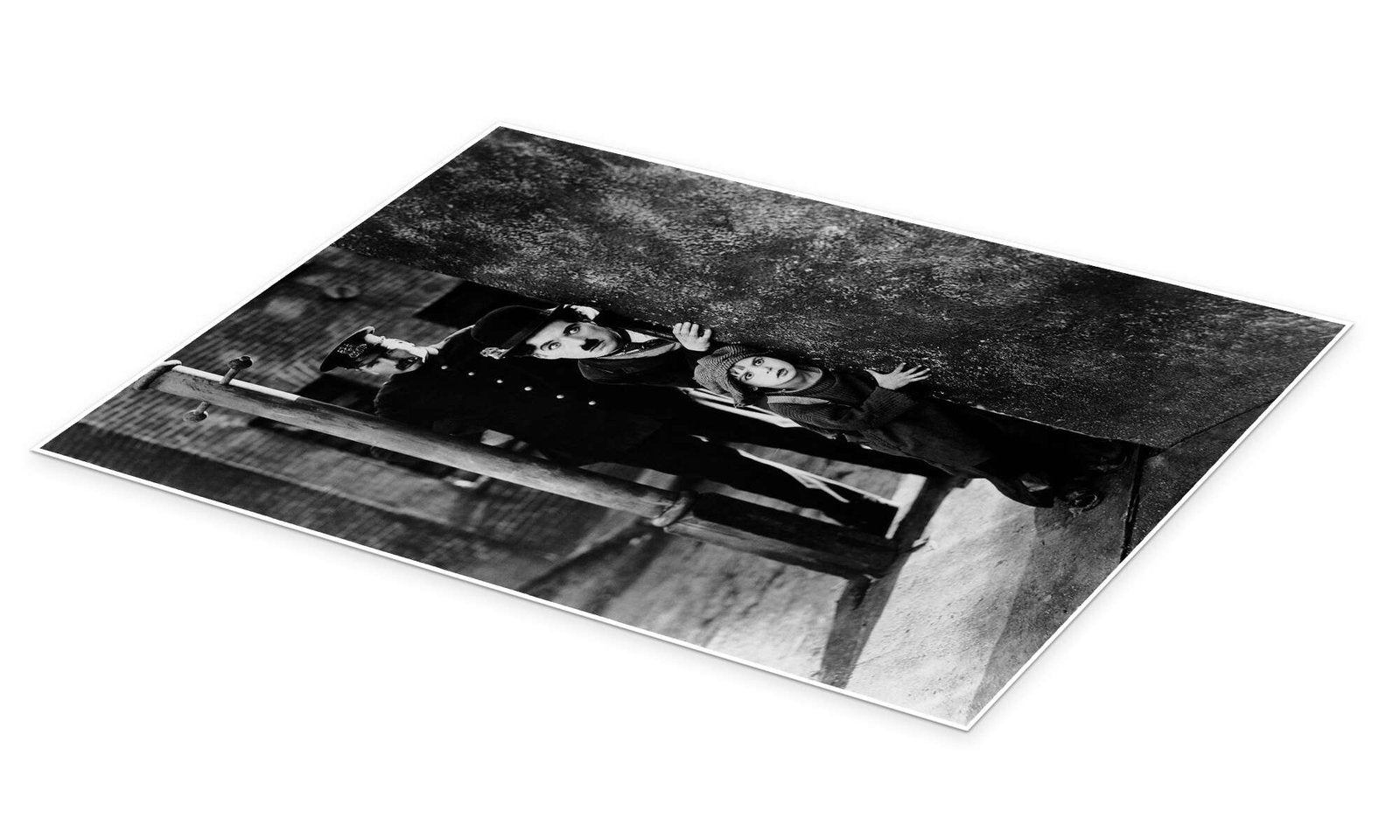 Partners in Crime: An Iconic Vintage Charlie Chaplin Movie Wall Art