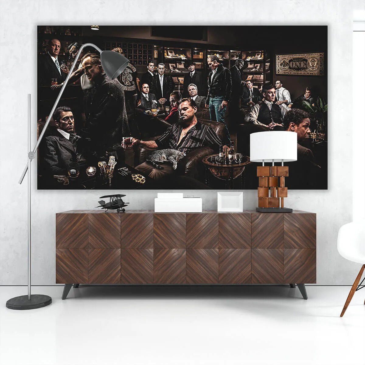 The Gentlemen's Club: An Epic Pop Art Movie Wall Art Collage