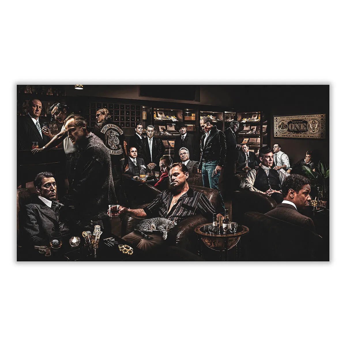 The Gentlemen's Club: An Epic Pop Art Movie Wall Art Collage