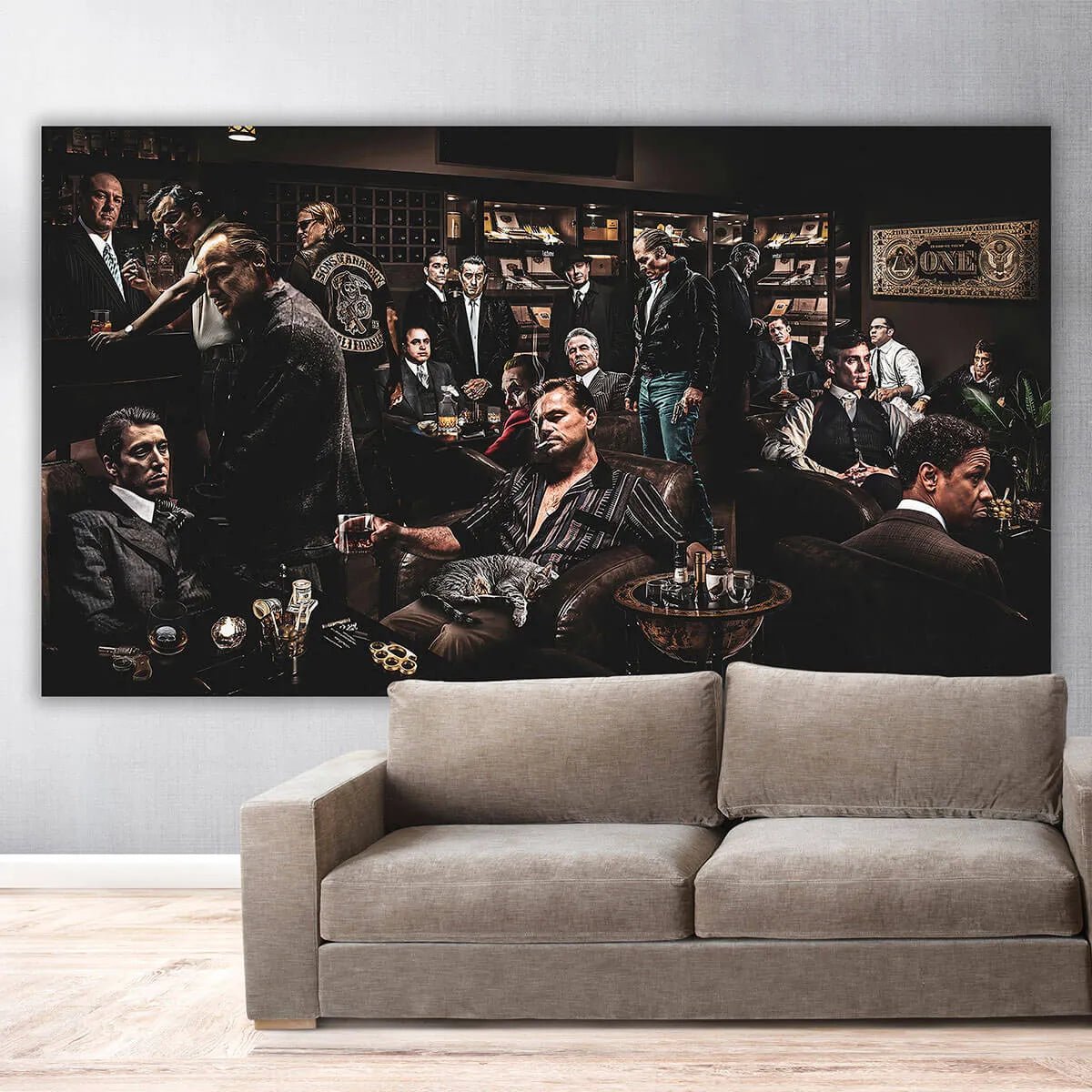 The Gentlemen's Club: An Epic Pop Art Movie Wall Art Collage