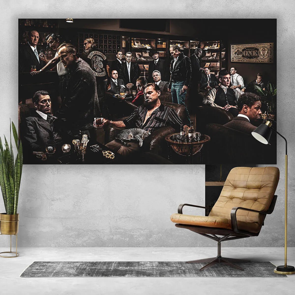 The Gentlemen's Club: An Epic Pop Art Movie Wall Art Collage