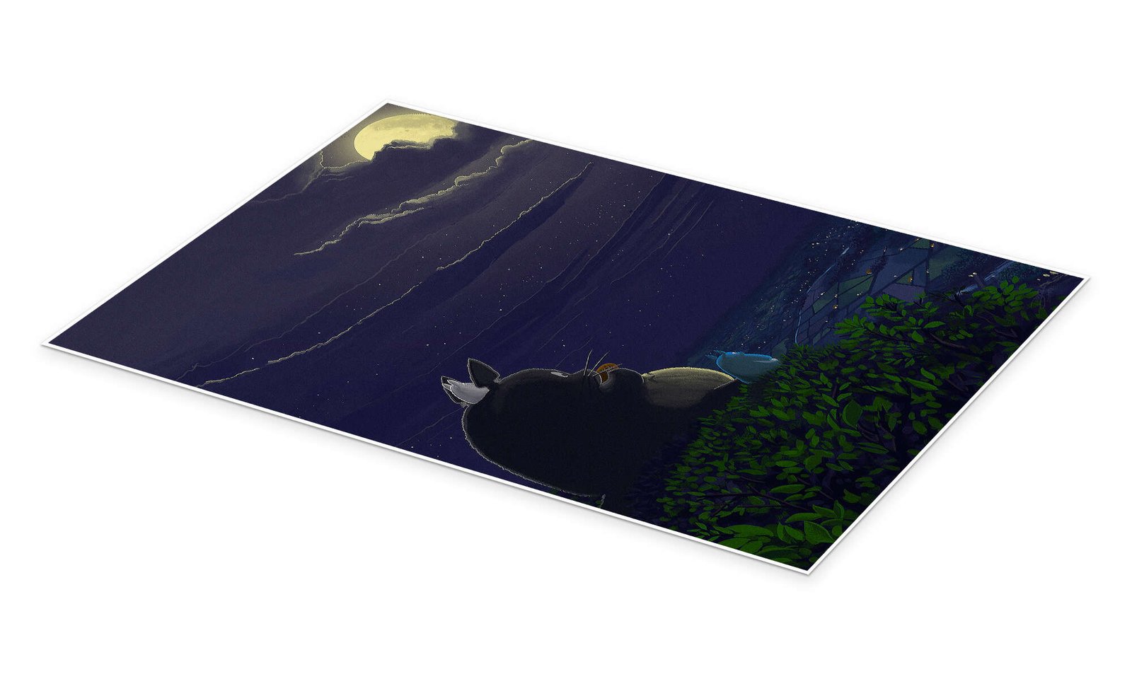 My Neighbor Totoro Art - Night Watch Magical Canvas