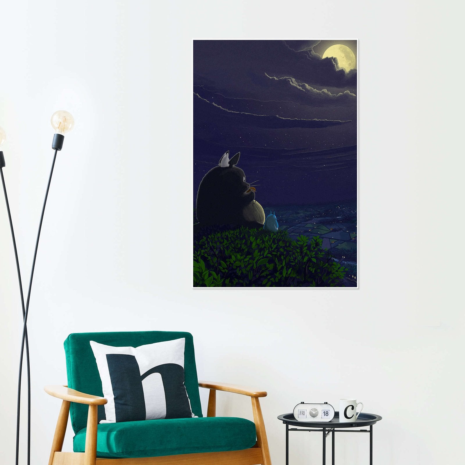 My Neighbor Totoro Art - Night Watch Magical Canvas
