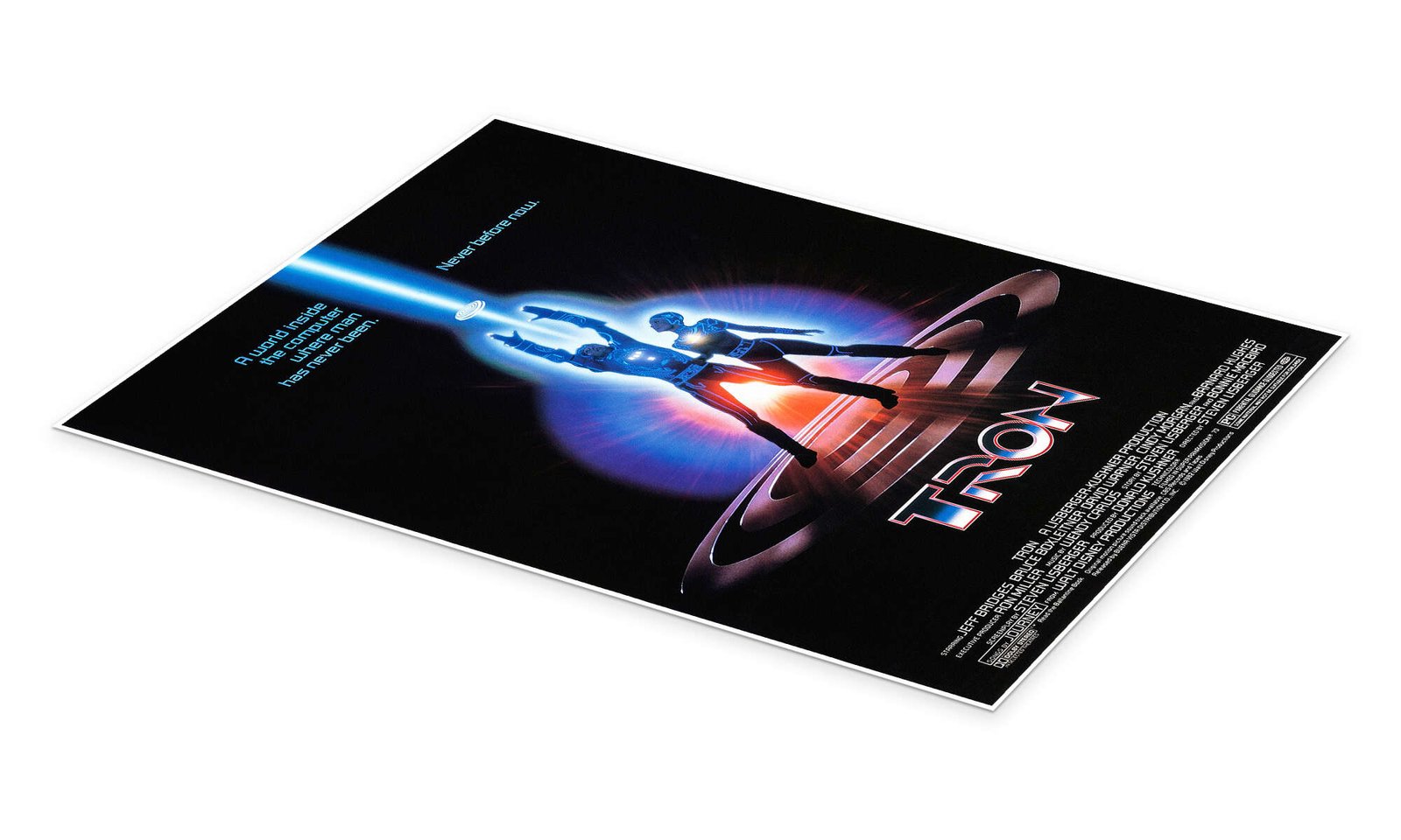 Tron: An Iconic Vintage 80s Sci-Fi Movie Poster Wall Art