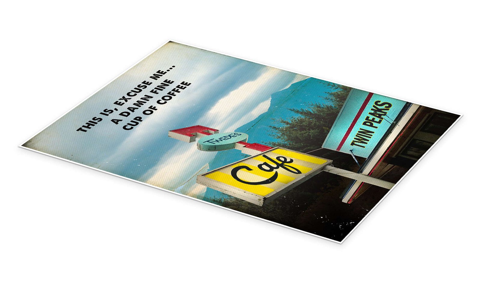 A Damn Fine Cup of Coffee: An Iconic Vintage Twin Peaks TV Show Poster