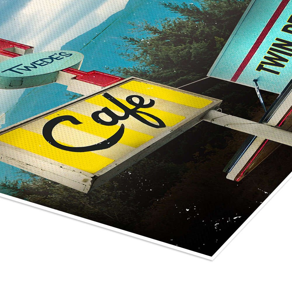 A Damn Fine Cup of Coffee: An Iconic Vintage Twin Peaks TV Show Poster
