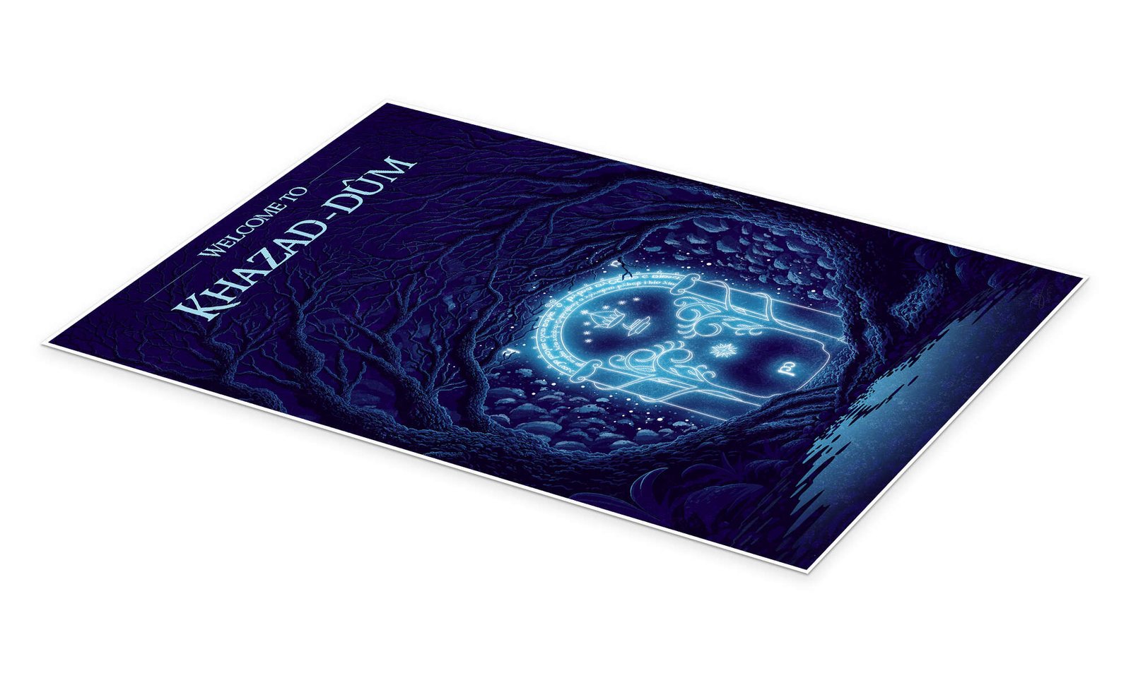 Lord of the Rings Art - Welcome to Khazad-dum Vintage Poster