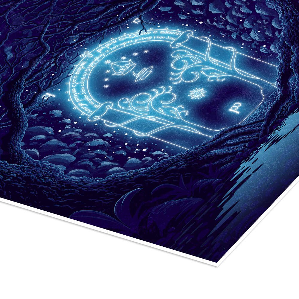 Lord of the Rings Art - Welcome to Khazad-dum Vintage Poster