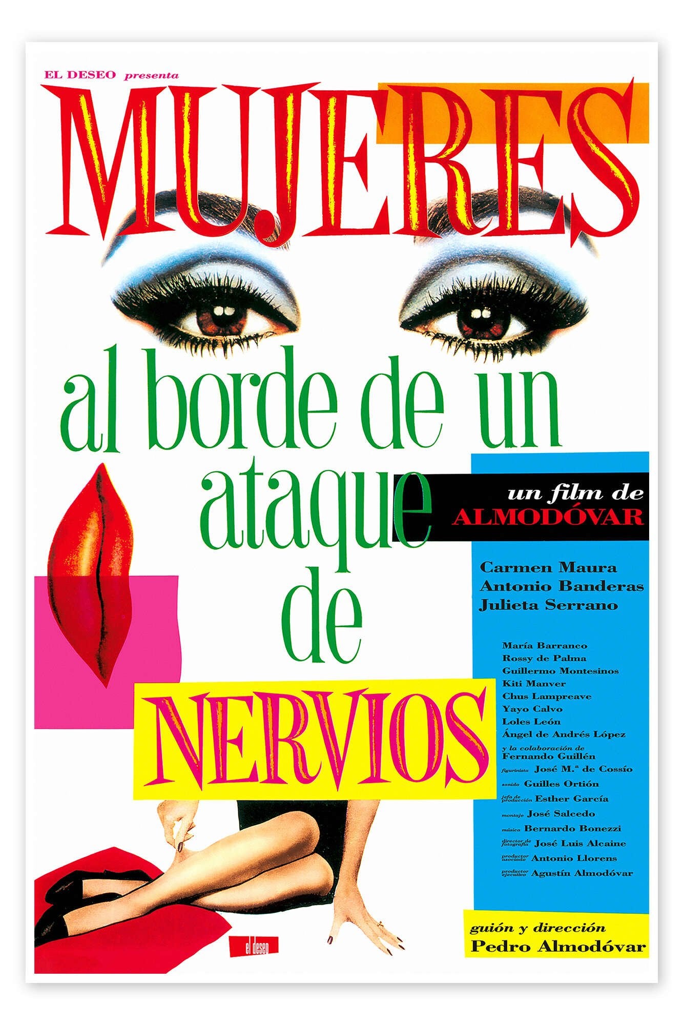 Almodovar Movie Poster - Women on the Verge Pop Art Print