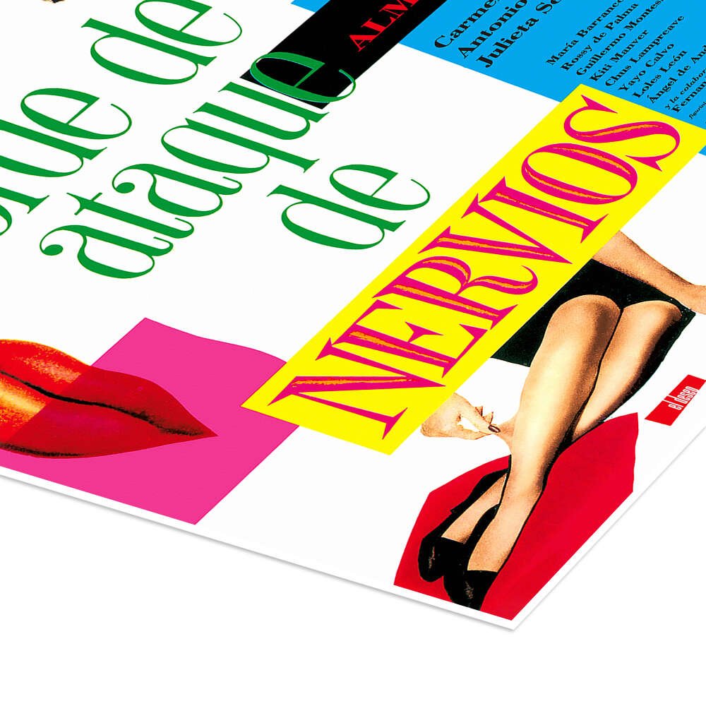 Almodovar Movie Poster - Women on the Verge Pop Art Print
