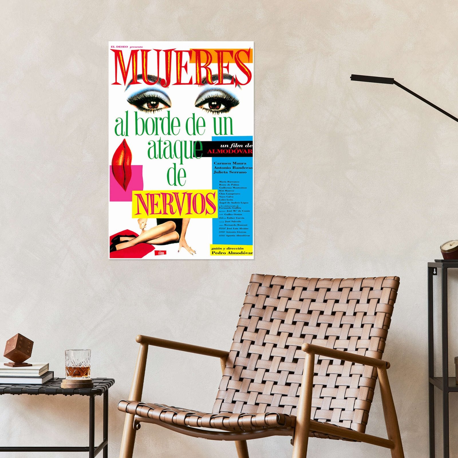 Almodovar Movie Poster - Women on the Verge Pop Art Print