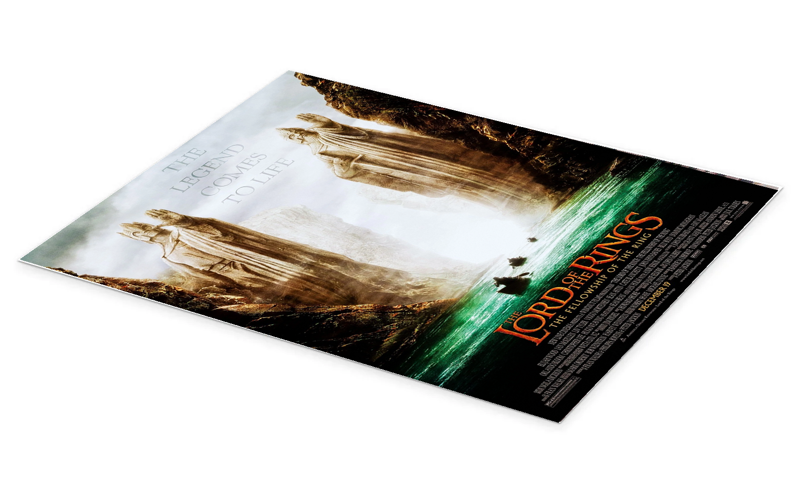 The Fellowship of the Ring: An Iconic Vintage Lord of the Rings Poster