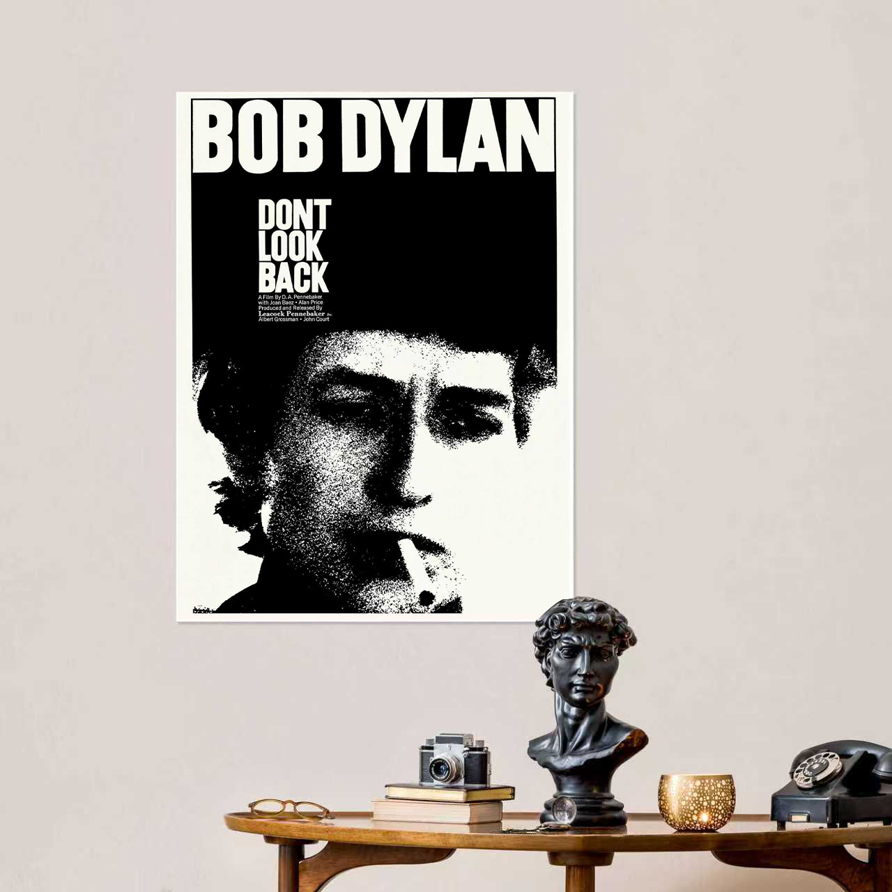 Dont Look Back: An Iconic Minimalist Bob Dylan Music Poster