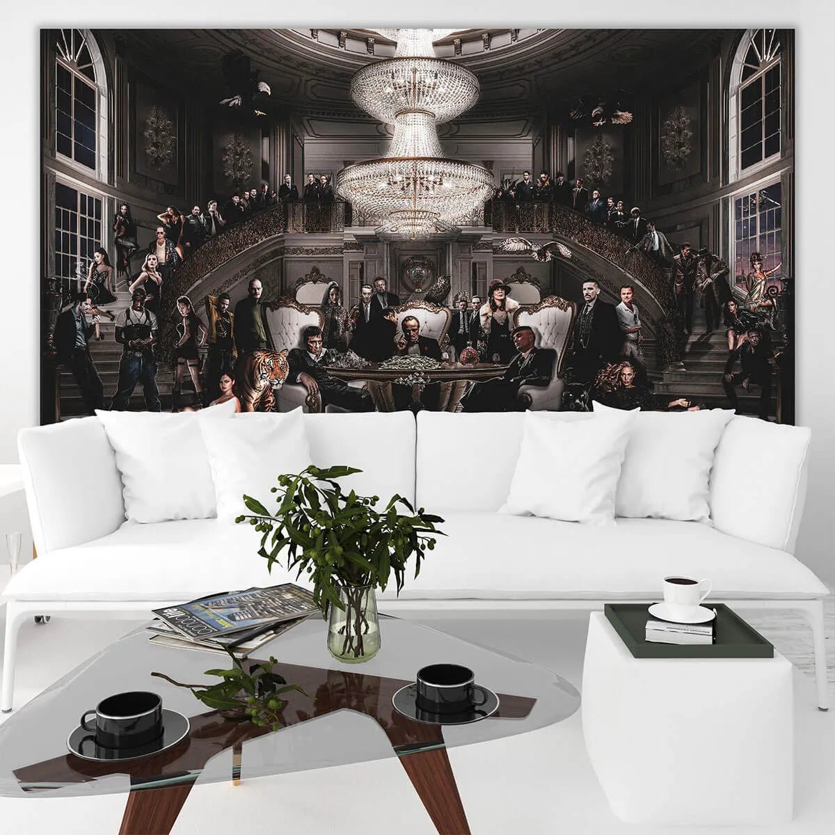 The Commission: An Epic Pop Art Gangster Movie Wall Art Collage