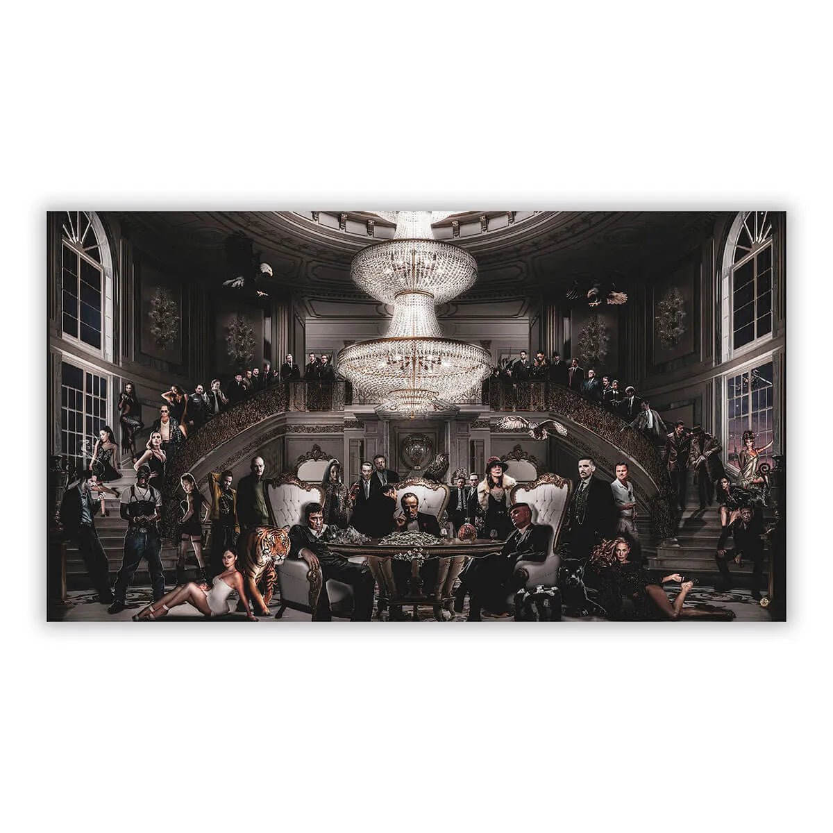 The Commission: An Epic Pop Art Gangster Movie Wall Art Collage