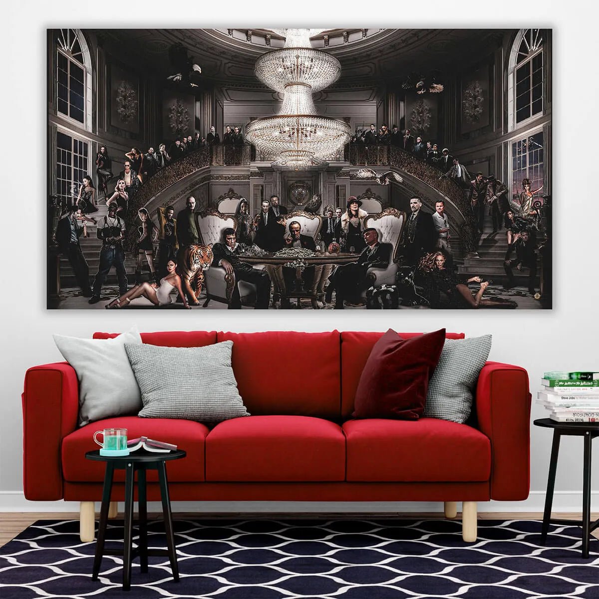 The Commission: An Epic Pop Art Gangster Movie Wall Art Collage