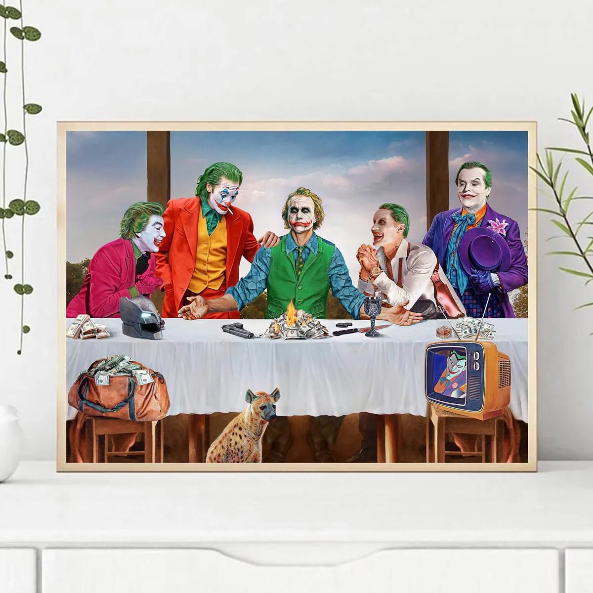 The Last Laugh: An Epic Pop Art Joker Movie Wall Art Collage