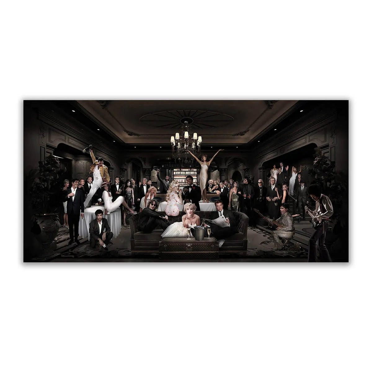 The Dreamer's Ball: A Legendary Vintage Pop Art Wall Art Collage