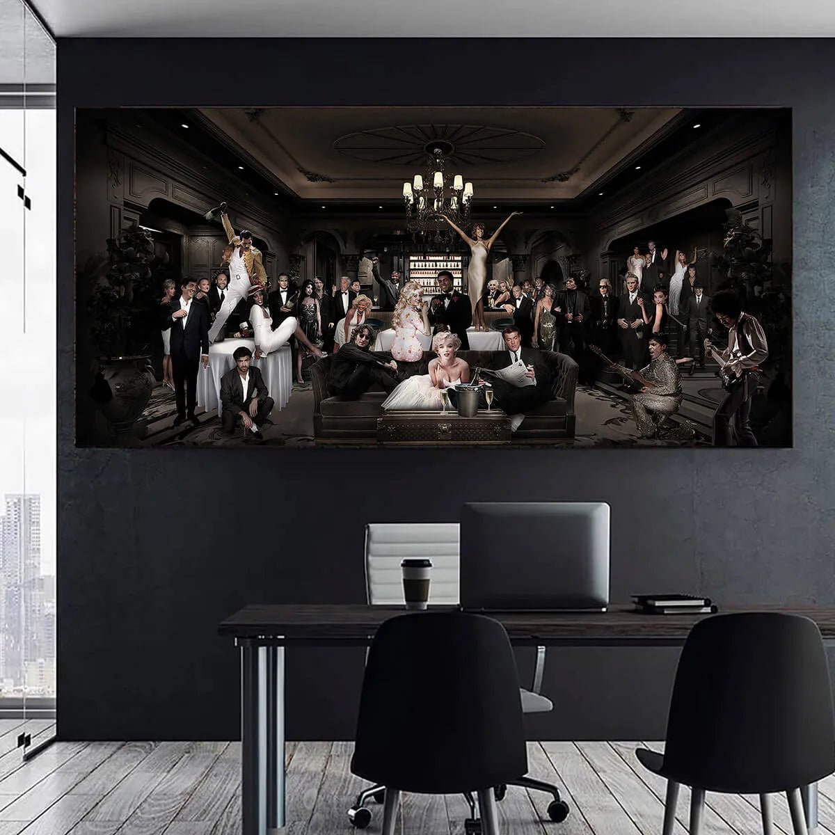 The Dreamer's Ball: A Legendary Vintage Pop Art Wall Art Collage