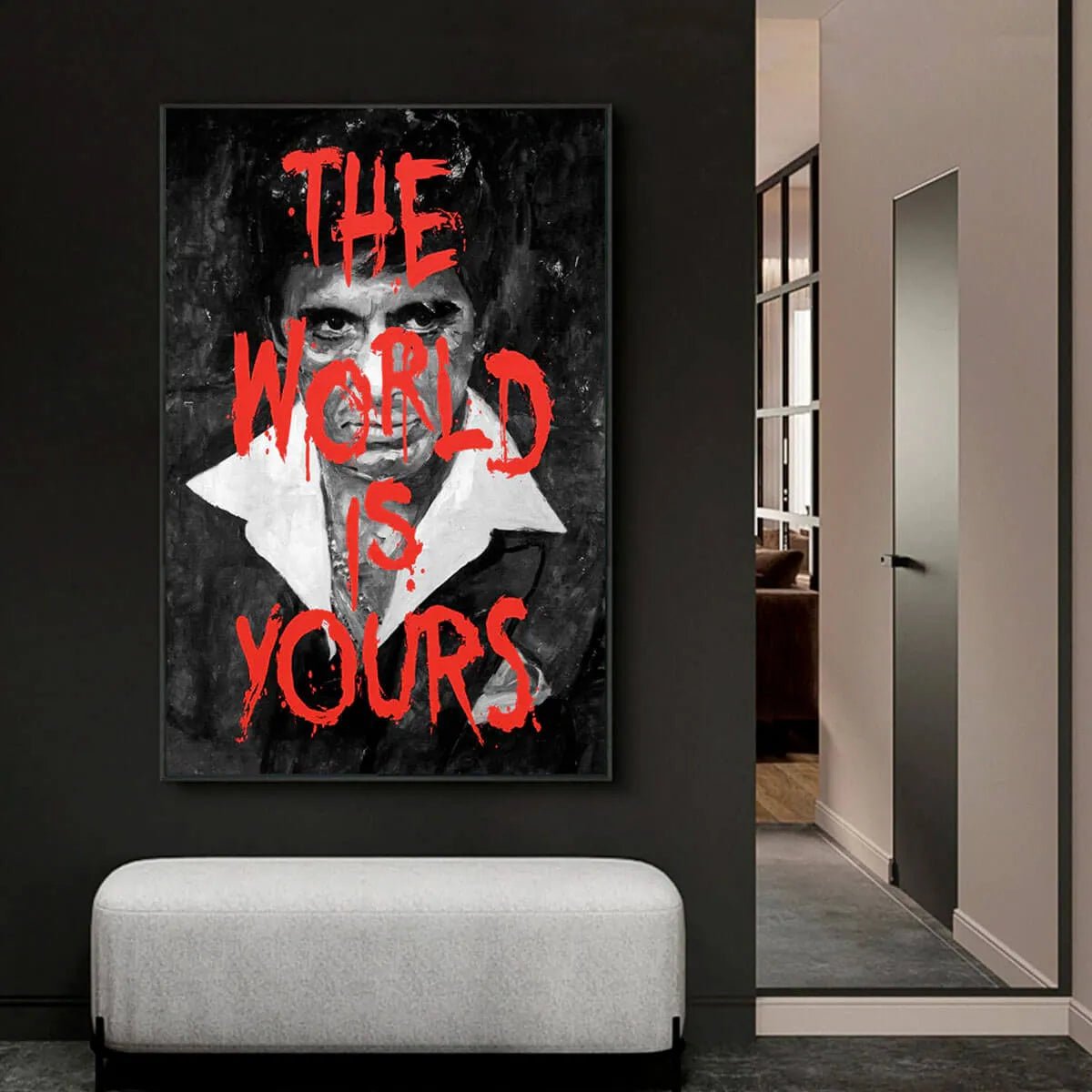 The World Is Yours: An Iconic Pop Art Scarface Movie Wall Art