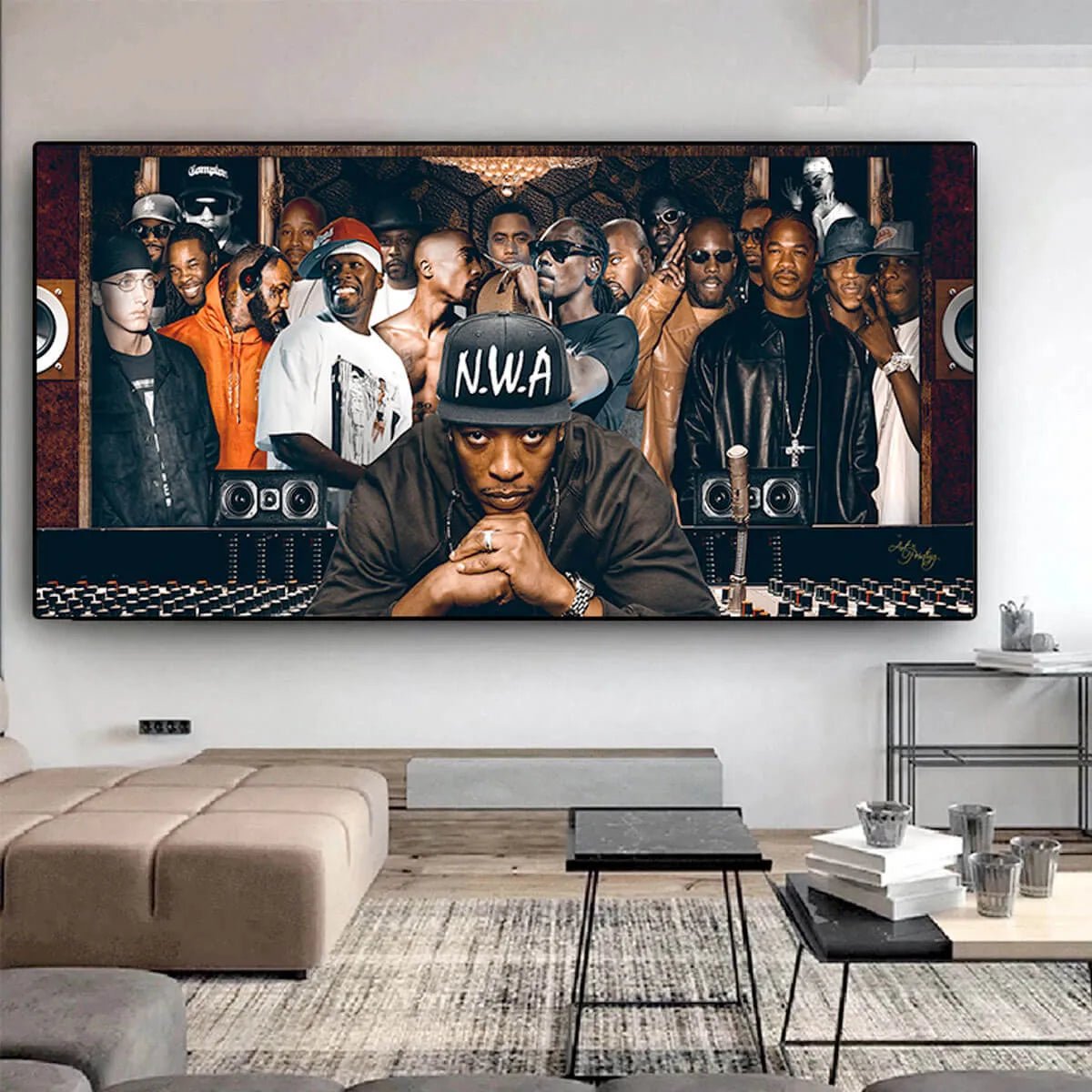 The Chronic Session: An Epic Hip-Hop Legends Pop Art Wall Art
